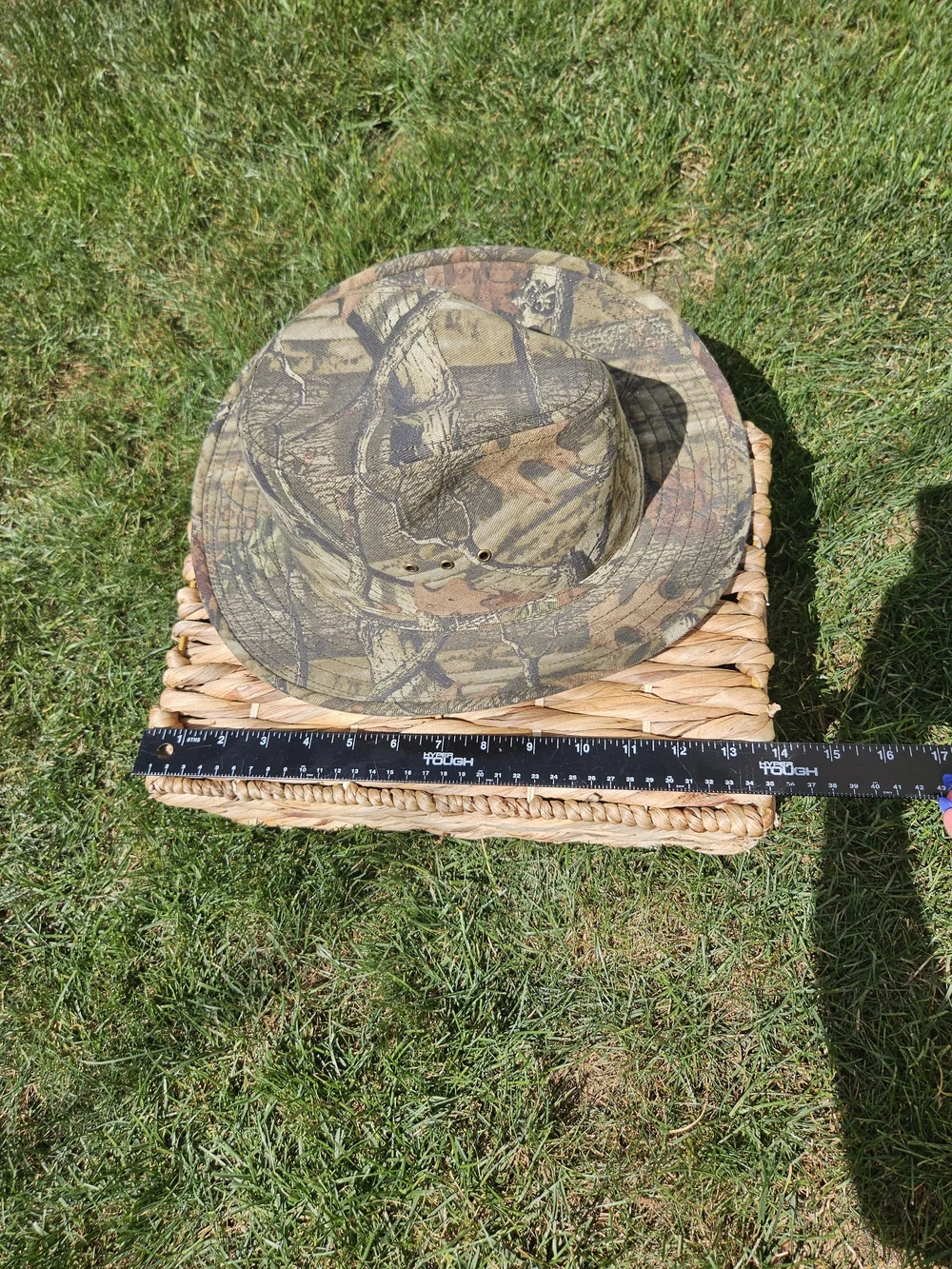 Paramount Outdoors Men's Camo Safari Hat in Brown and Green Size XL
